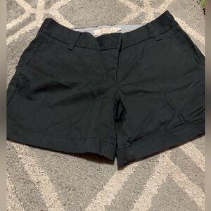 J. Crew Women's Black Bermudas